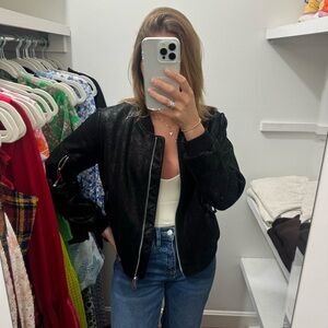 TCEC Black Bomber Jacket